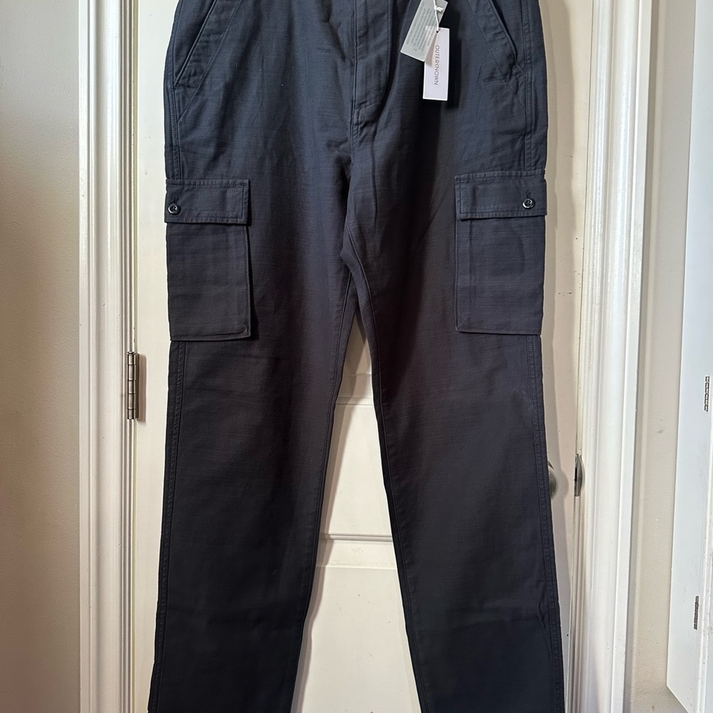 NWT Outerknown Men’s Black Cargo Pants 34x32